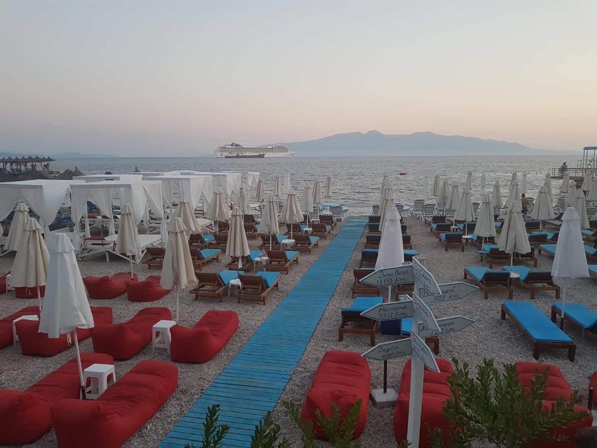 Majki Beach Apartments Sarande Ngoại thất bức ảnh